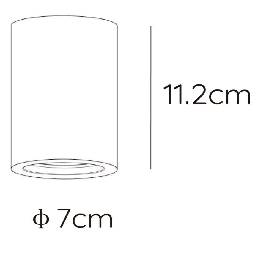 Lucide 35100/11/31 - Stropné svietidlo GIPSY 1xGU10/35W/230V