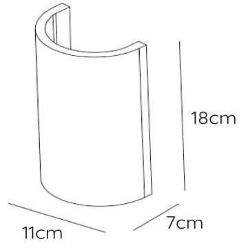 Lucide 35200/18/31 - Nástenné svietidlo GIPSY 1xG9/40W/230V biele