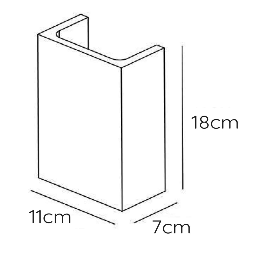 Lucide 35201/18/31 - Nástenné svietidlo GIPSY 1xG9/40W/230V biele