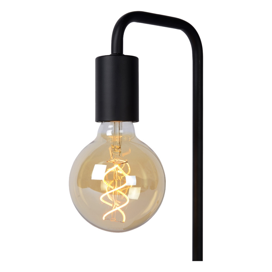 Lucide 45565/01/30 - Stolná lampa LORIN 1xE27/40W/230V čierna