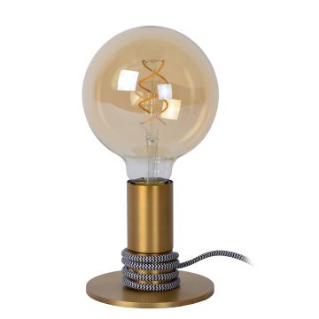 Lucide 45576/01/02 - Stolná lampa MARIT 1xE27/40W/230V zlatá