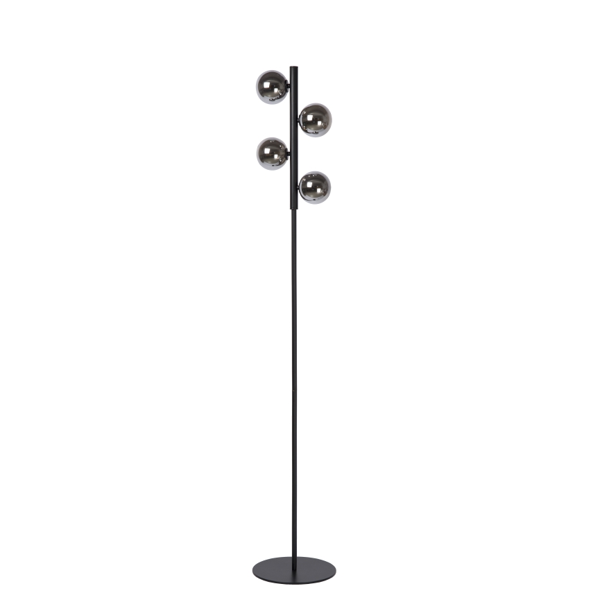 Lucide 45774/04/30 - Stojacia lampa TYCHO 4xG9/28W/230V čierna