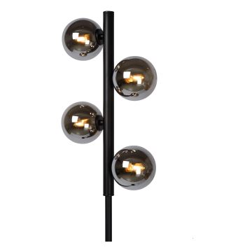 Lucide 45774/04/30 - Stojacia lampa TYCHO 4xG9/28W/230V čierna