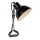 Lucide 45987/01/30 - Lampa s klipom MOYS 1xE27/40W/230V čierna