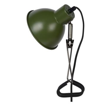 Lucide 45987/01/33 - Lampa s klipom MOYS 1xE27/40W/230V zelená