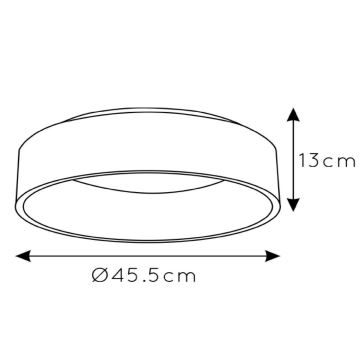 Lucide 46100/32/31 - LED Stmievateľné stropné svietidlo TALOWE LED LED/32W/230V