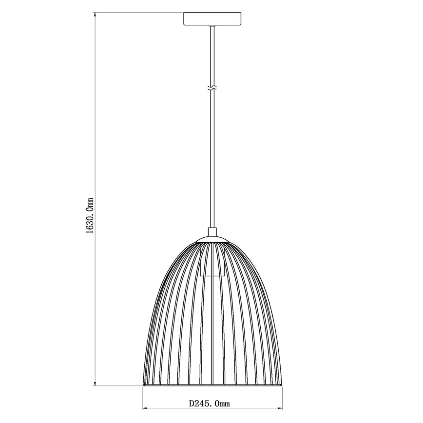 Lucide 74417/01/33 - Luster na lanku MACARONS 1xE27/40W/230V pr. 24,5 cm zelená