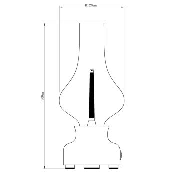 Lucide 74516/02/37 - LED Stmievateľná dotyková stolná lampa JASON LED/2W/230V zelená