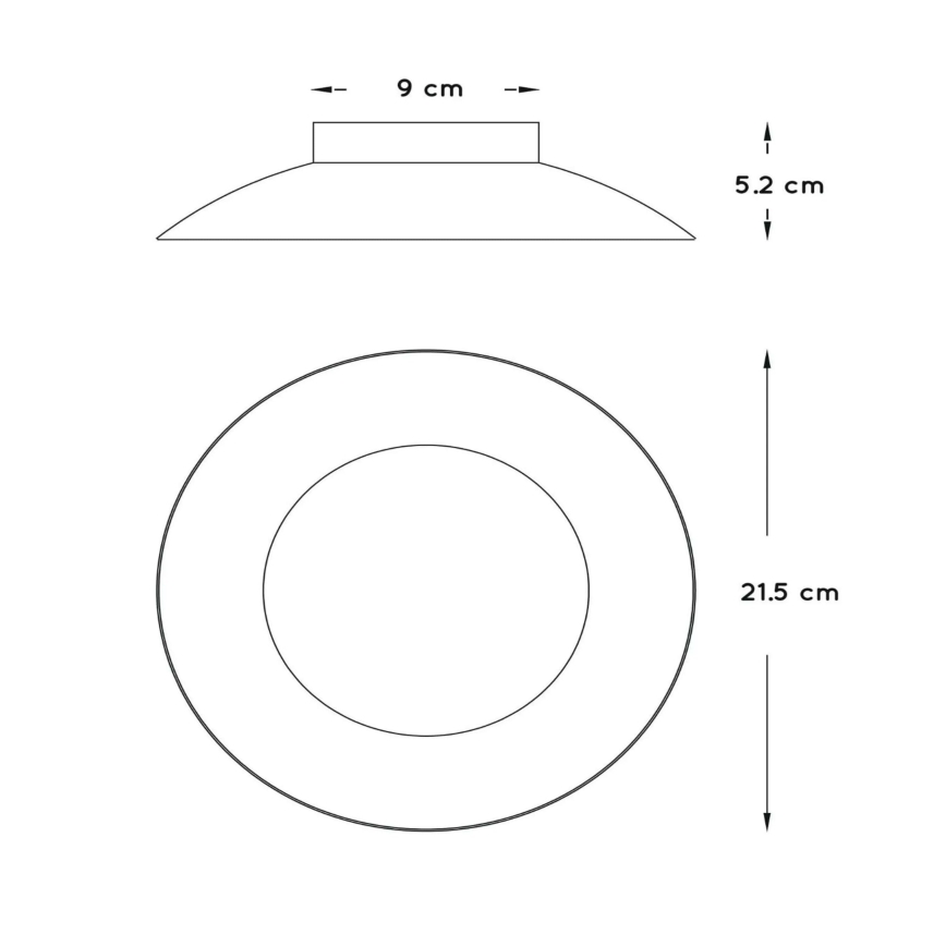 Lucide 79177/06/31 - LED stropné svietidlo FOSKAL LED/6W/230V 21,5 cm biele