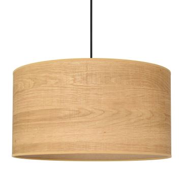 Luster na lanku ALBA 1xE27/60W/230V pr. 45 cm hnedá/čierna