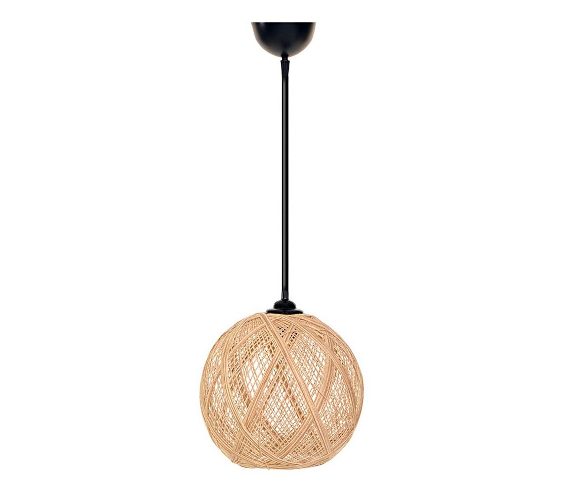  Luster na lanku JUTE 1xE27/60W/230V béžová 