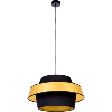 Luster na lanku PRETO GOLD 1xE27/60W/230V