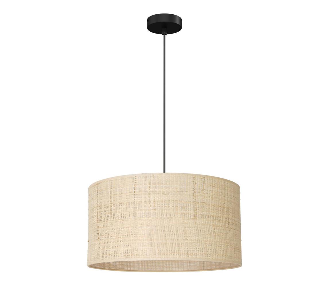  Luster na lanku RATTAN 1xE27/60W/230V pr. 40 cm ratan 