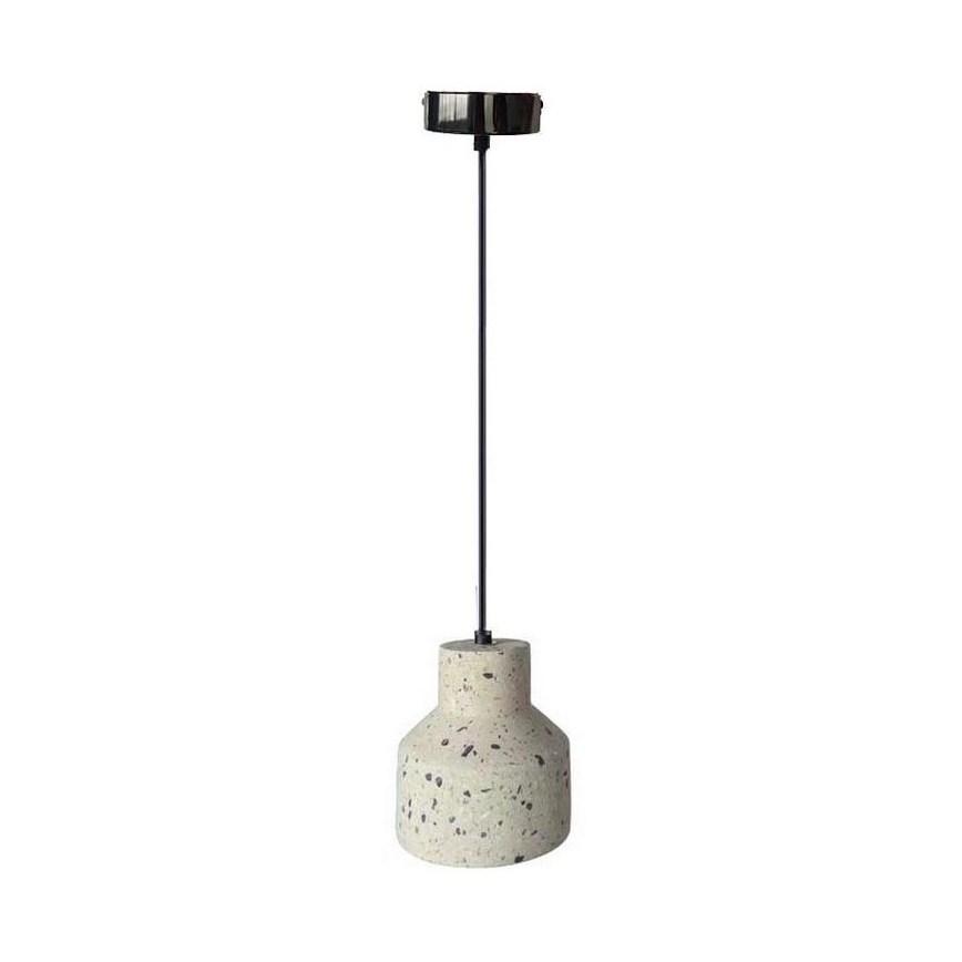 Luster na lanku TERRAZZO 1xE27/60W/230V pr. 12 cm krémová