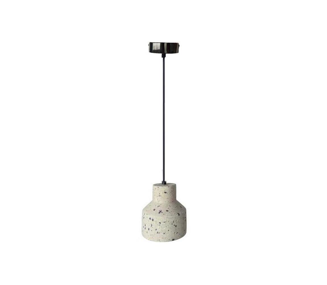  Luster na lanku TERRAZZO 1xE27/60W/230V pr. 12 cm krémová 