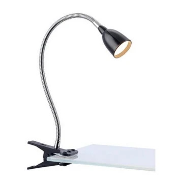 Markslöjd 106092 - LED Stolná lampa s klipom TULIP LED/3W/230V čierna