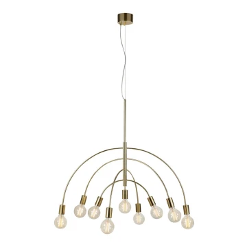 Markslöjd 108289 - Luster na lanku LAVELLO 9xE27/40W/230V zlatá