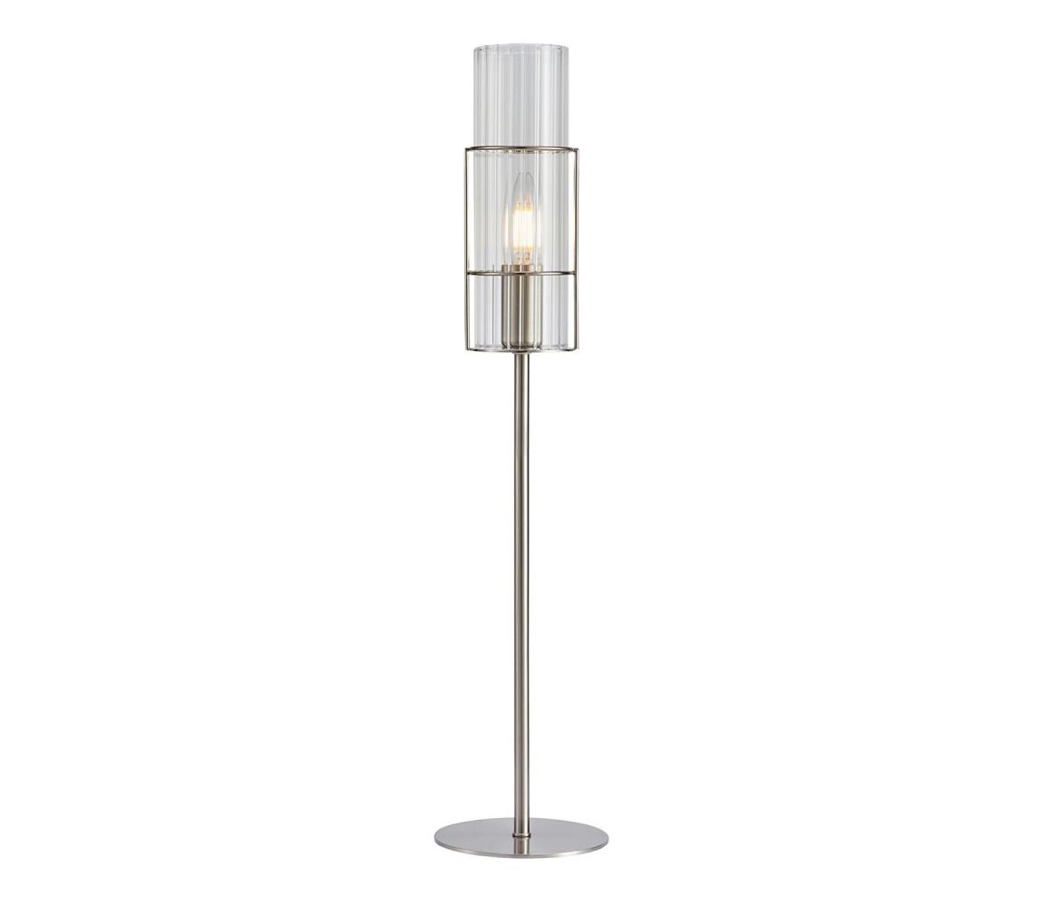 Markslöjd Markslöjd 108558 - Stolná lampa TUBO 1xE14/40W/230V 65 cm lesklý chróm/číra 