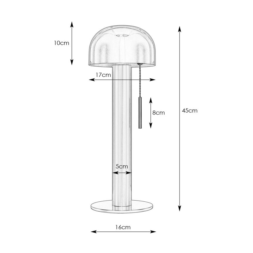 Markslöjd 108576 - Stolná lampa COSTA 2xG9/18W/230V čierna/zlatá