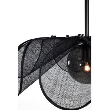 Markslöjd 108660 - Luster na lanku STYRKA 1xE27/40W/230V pr. 63 cm čierna