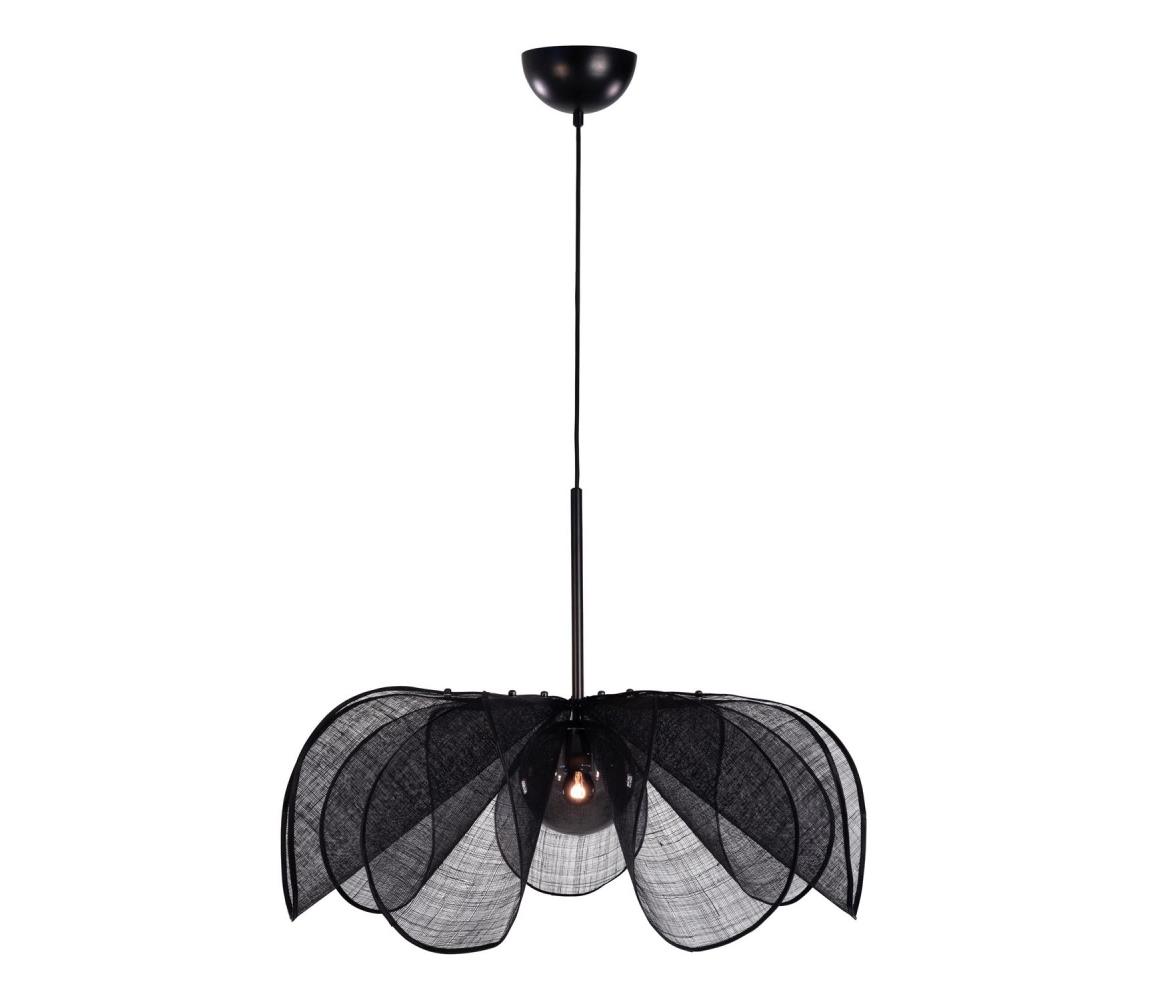 Markslöjd Markslöjd 108662 - Luster na lanku STYRKA 1xE27/40W/230V pr. 75 cm čierna 