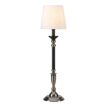 Markslöjd 108680 - Stolná lampa GENT 1xE27/40W/230V chróm/čierna/biela