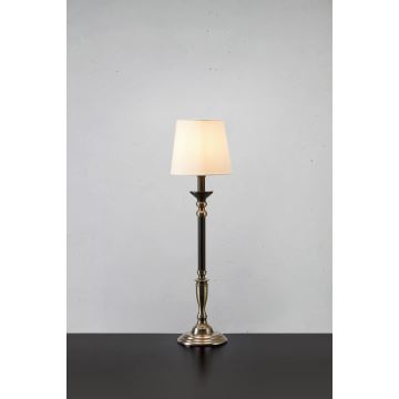 Markslöjd 108680 - Stolná lampa GENT 1xE27/40W/230V chróm/čierna/biela