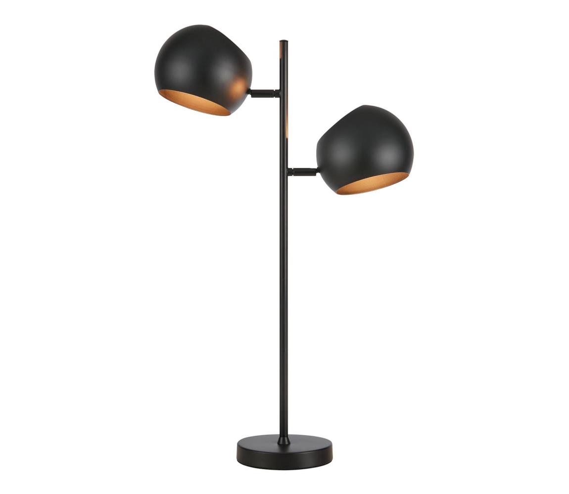 Markslöjd Markslöjd 108691 - Stojacia lampa EDGAR 2xE14/40W/230V čierna 