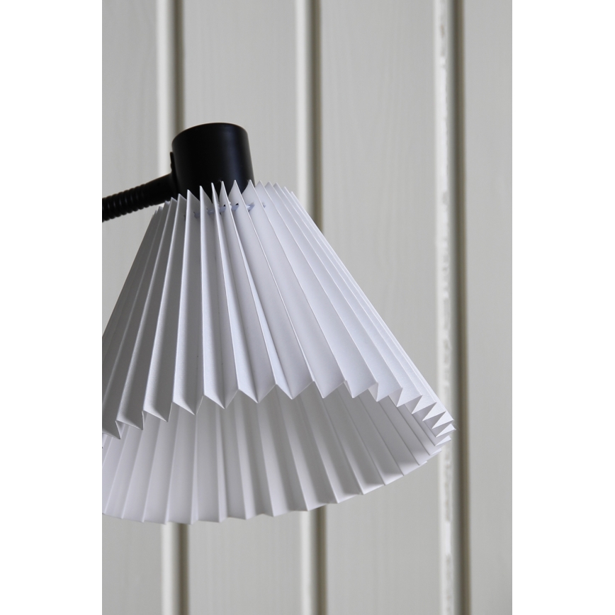 Markslöjd 108697 - Stolná lampa MIRA 1xE14/40W/230V čierna/biela