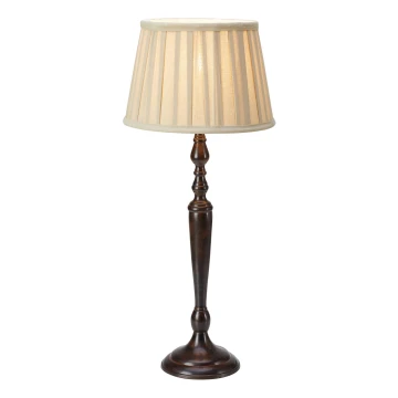 Markslöjd 108777 - Stojacia lampa CHOCOLAT 1xE27/40W/230V hnedá/béžová