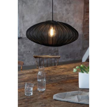 Markslöjd 108793 - Luster na lanku FORENCE 1xE27/40W/230V pr. 60 cm čierna