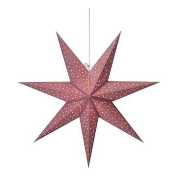 Markslöjd 704904 - Vianočná dekorácia CLARA 1xE14/6W/230V 75 cm ružová