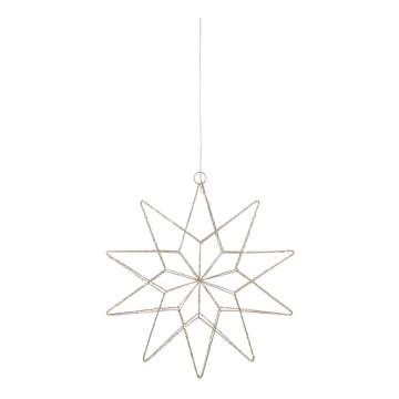 Markslöjd 705751 - LED Vianočná dekorácia GLEAM LED/0,6W/3xAA zlatá