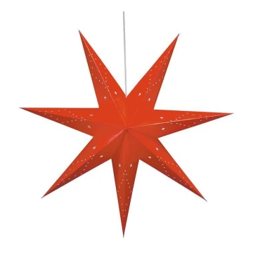 Markslöjd 8102,130 - Vianočná dekorácia SATURNUS 1xE14/25W/230V pr. 45 cm červená