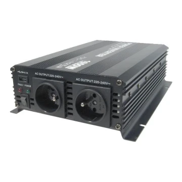 Menič napätia 1600W/12V/230V + USB