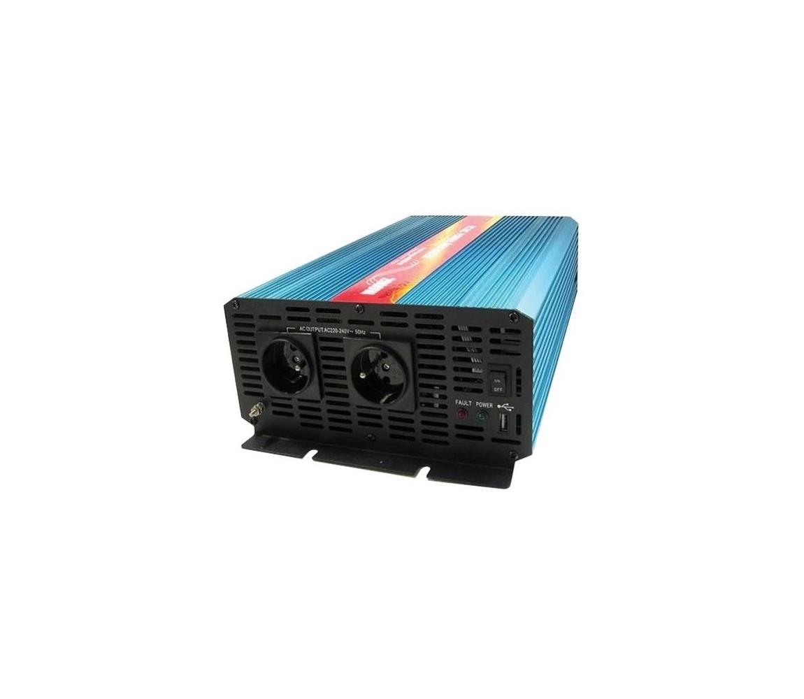 Geti Menič napätia CARSPA 2000W/12/230V + USB 