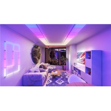 Nanoleaf - SADA 3x LED RGBW Stmievateľné stropné svietidlo SKYLIGHT 1xLED/18W/230V + 2xLED/16W/230V 2700-6500K Wi-Fi