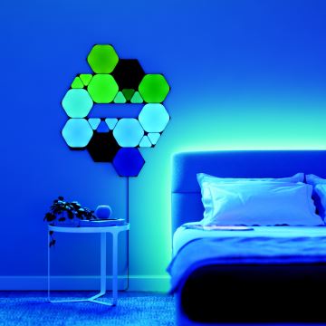 Nanoleaf - Rozširovacia SADA 10x LED RGBW Stmievateľný panel MINI TRIANGLES LED/0,54W/230V 1200-6500K Wi-Fi