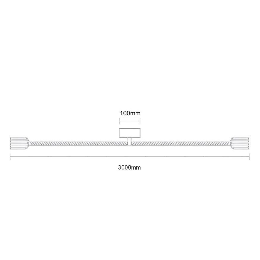 Napájací kábel 2xE27/60W/230V 3 m