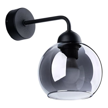 Nástenná lampa ALINO 1xE27/60W/230V čierna