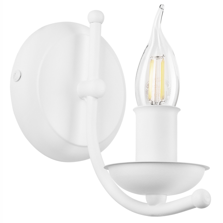 Nástenná lampa LUCY 1xE14/60W/230V biela