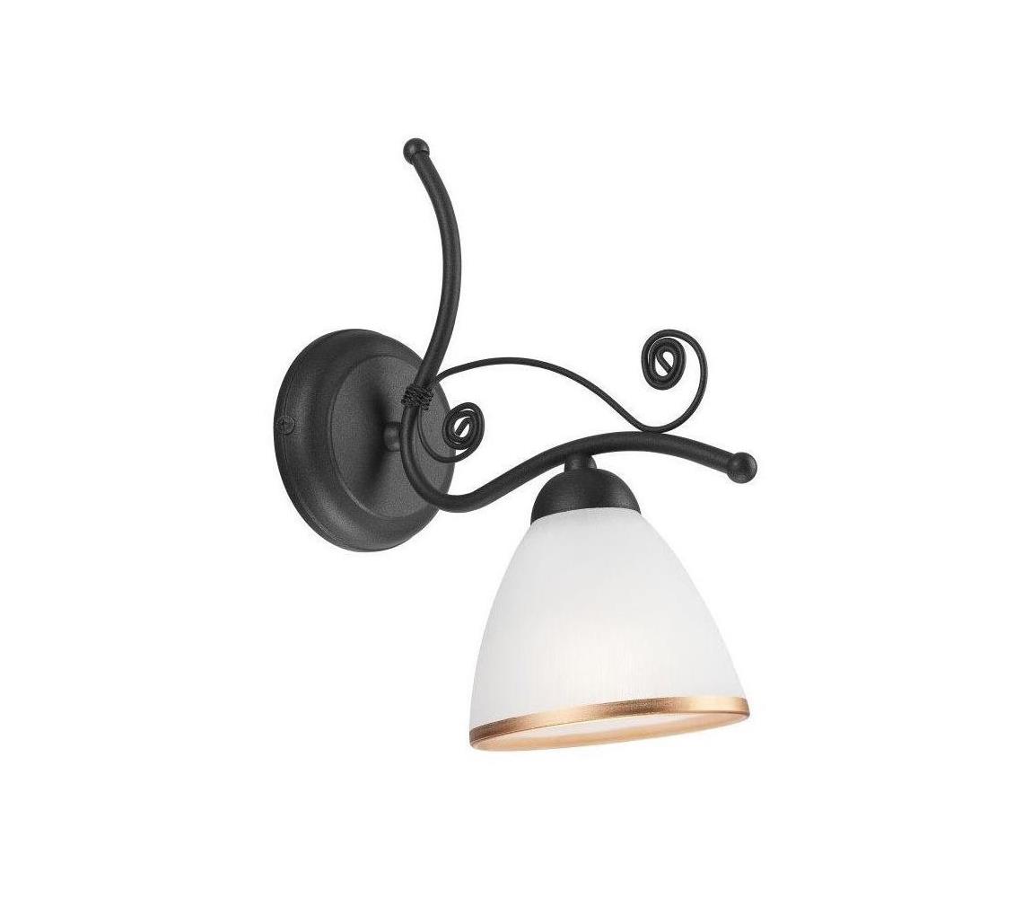  Nástenná lampa RETRO II 1xE27/60W/230V antracit 