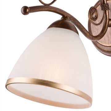 Nástenná lampa RETRO II 1xE27/60W/230V bronz patina