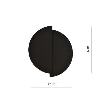 Nástenné svietidlo FORM 1xG9/8W/230V čierna