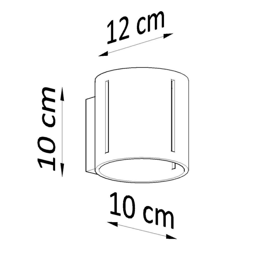 Nástenné svietidlo INEZ 1xG9/40W/230V biela