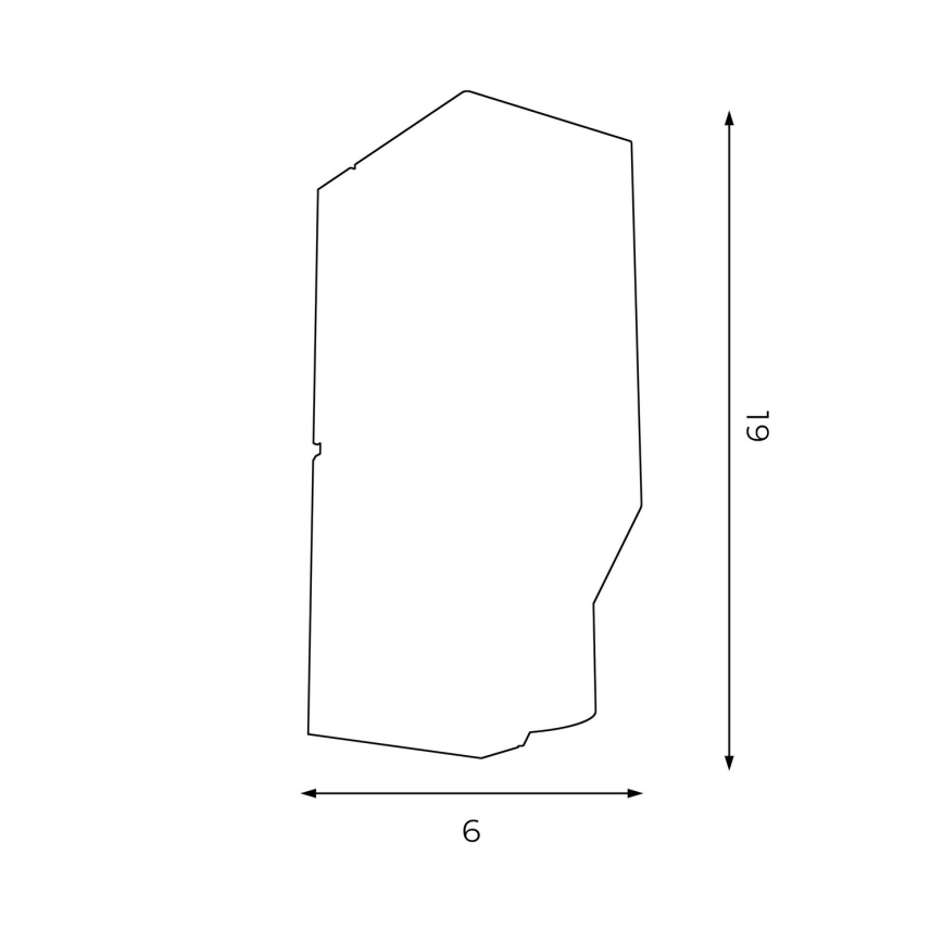 Nástenné svietidlo WALL 1xGU10/8W/230V čierna/lesklý chróm