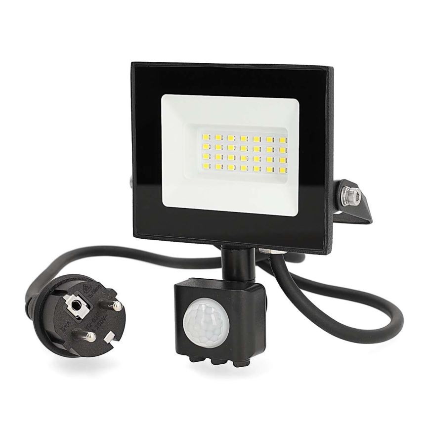 LED Reflektor so senzorom LED/20W/230V 4000K IP44