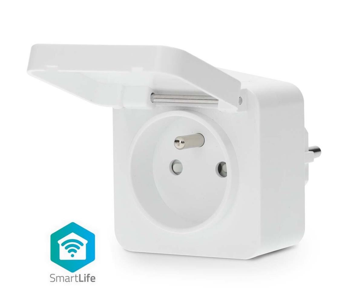 ZBPO130EWT - Inteligentná zásuvka Smartlife 3680W/230V/ Typ E/16A Wi-Fi IP44