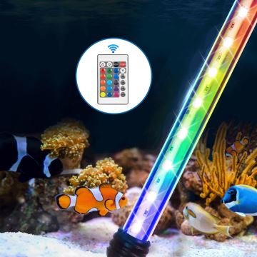 Nobleza - LED RGB Osvetlenie akvária LED/1,5W/230V IPX7 + diaľkové ovládanie