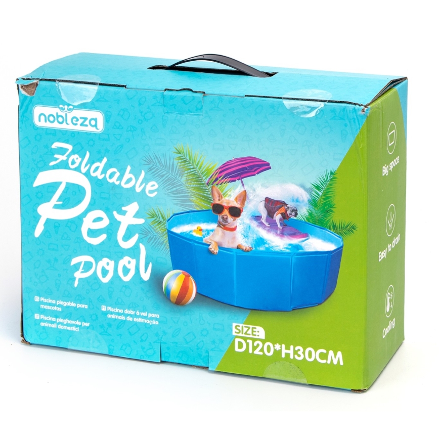 Nobleza - Skladací bazén pre psov pr. 1,2 m